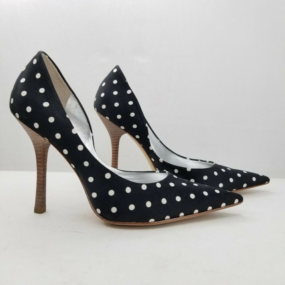 GUESS Marciano Womens High Heel Shoes Black White